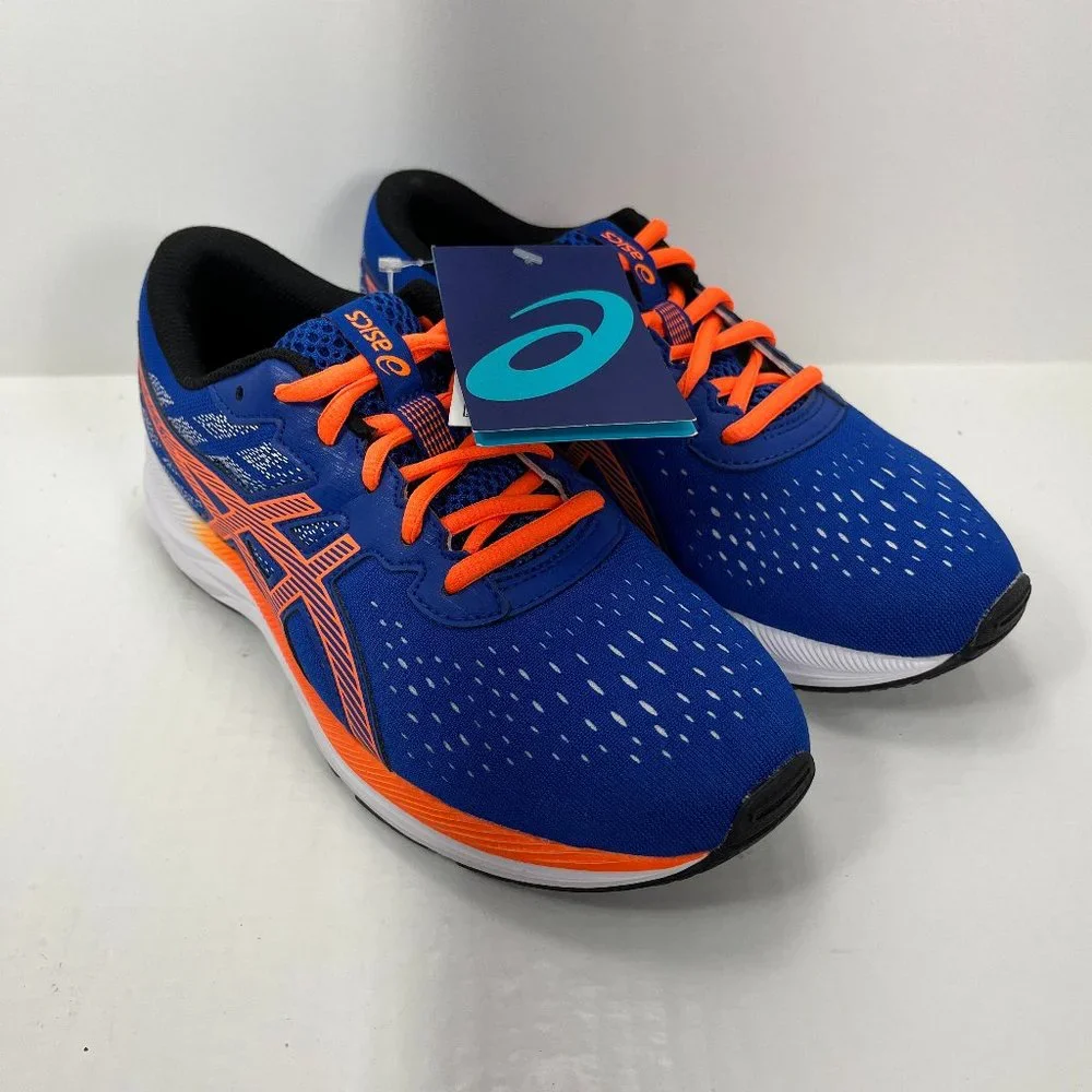 Asics NWT Gel-Excite 7 Blue Orange Mens US Size 5.5 EUR 38 1014A116 Running Shoe